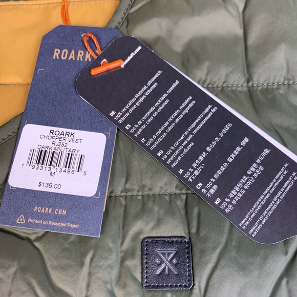NWT Roark Chopper Vest Mens Dark Military - Picture 5 of 13